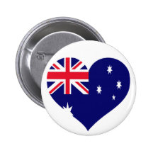 Amour de l'Australie Badges Avec Agrafe