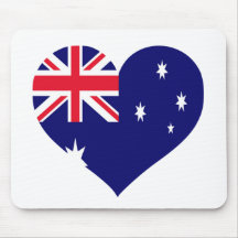 Amour de l'Australie Tapis De Souris