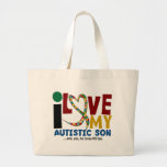 Amour de l'AUTISME I mon fils autiste 2 Sacs De Toile