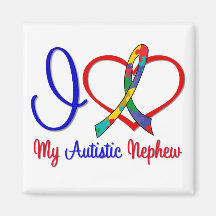 Amour de l'autisme I mon neveu autiste Aimants