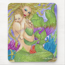 Amour de mères tapis de souris