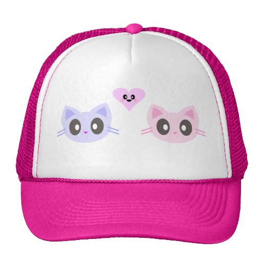 amour de minou de kawaii casquettes de camionneur