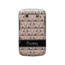 Amour de paix clôturant la couverture audacieuse d étui blackberry bold