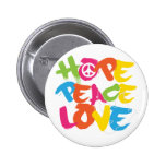 Amour de paix d'espoir pin's avec agrafe