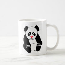 Amour de panda tasse