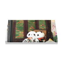 Amour de panda toiles tendues