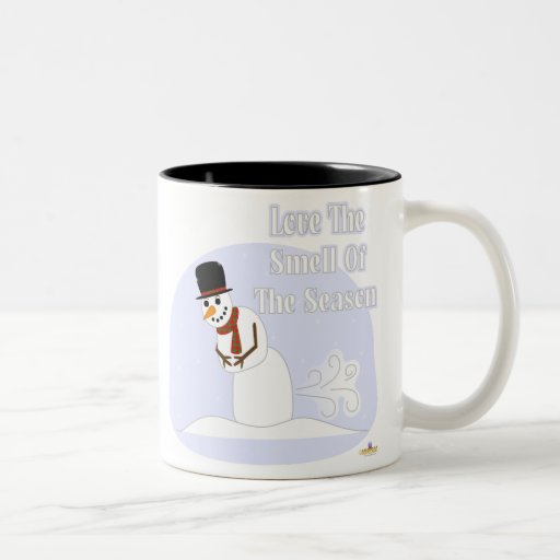 Amour de péter de bonhomme de neige l'odeur du ble tasse