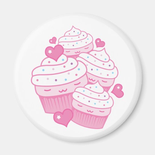 amour de petit gâteau aimants pour réfrigérateur