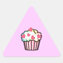 Amour de petit gâteau autocollants