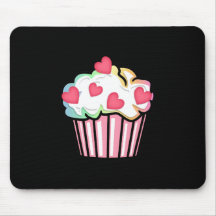 Amour de petit gâteau tapis de souris