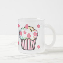 Amour de petit gâteau tasse