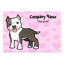 Amour de Pitbull Cartes De Visite Personnelles