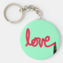 Amour de rouge à lèvres porte-clefs