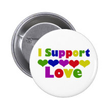Amour de soutien badges avec agrafe