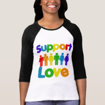 Amour de soutien - mariage homosexuel t-shirts