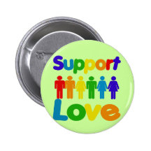 Amour de soutien pin's avec agrafe