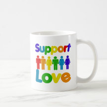 Amour de soutien tasse à café