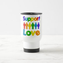Amour de soutien tasses à café