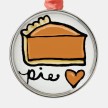 Amour de tarte ! ornement de noël