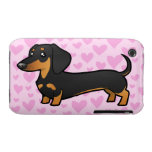 Amour de teckel (manteau lisse) coques Case-Mate iPhone 3