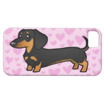 Amour de teckel (manteau lisse) coques iPhone 5