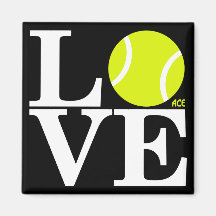 AMOUR de tennis d'as Aimant