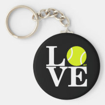 AMOUR de tennis d'as Porte-clef
