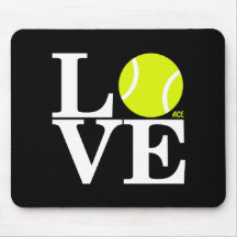 AMOUR de tennis d'as Tapis De Souris