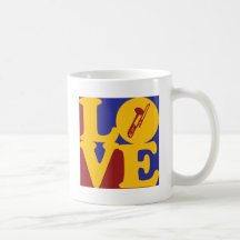 Amour de trombone tasse à café