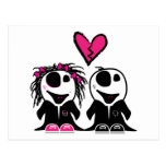 AMOUR DE ZOMBI CARTE POSTALE