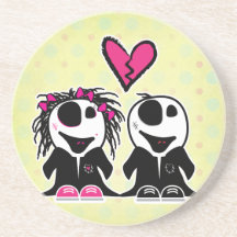 AMOUR DE ZOMBI DESSOUS DE VERRES