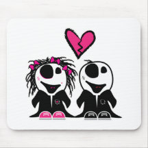 AMOUR DE ZOMBI TAPIS DE SOURIS