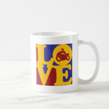 Amour d'équitation mugs