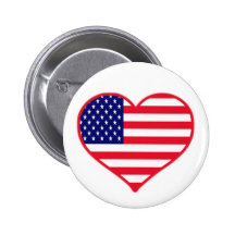 Amour des Etats-Unis Badge Avec Épingle