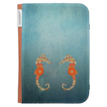 Amour d'hippocampe étui kindle