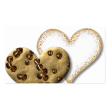 Amour doux de biscuit modèles de cartes de visite