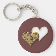 Amour doux de biscuit porte-clefs