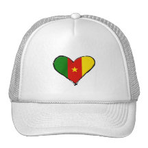 Amour du Cameroun - cadeaux de drapeau du Cameroun Casquette De Camionneur