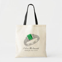 Amour du sac à provisions I l'émeraude. Réutilisab