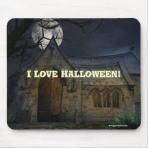 Amour éffrayant Halloween Mousepad de la scène I Tapis De Souris
