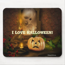 Amour éffrayant Halloween Mousepad de la scène I Tapis De Souris