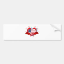 Amour Etats-Unis du cru I Adhésif Pour Voiture