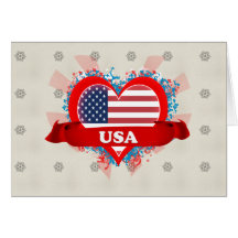 Amour Etats-Unis du cru I Carte De Vœux