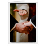 AMOUR gai de cérémonie d'engagement de mariage de  Carte De Vœux