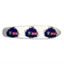 Amour Îles Vierges britanniques du cru I Skateboards Personnalisés