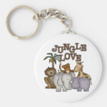 Amour Keychain de jungle Porte-clefs
