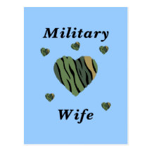 Amour militaire d'épouse carte postale