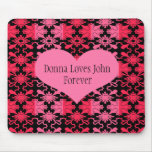 AMOUR MOUSEPAD DE COEUR TAPIS DE SOURIS
