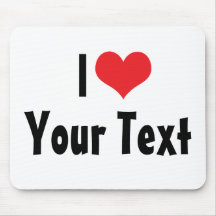 Amour Mousepad de la coutume I Tapis De Souris