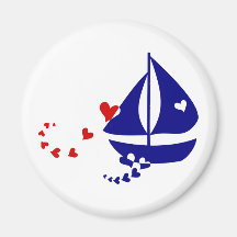 Amour nautique magnets